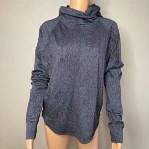 Lululemon Women's Pick Up The Pace Long Sleeve Hoodie Jacquard Thumb Holes Sz 8